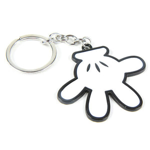 Disney Mickey Glove Metal Keyring - Poisoned Apple UK