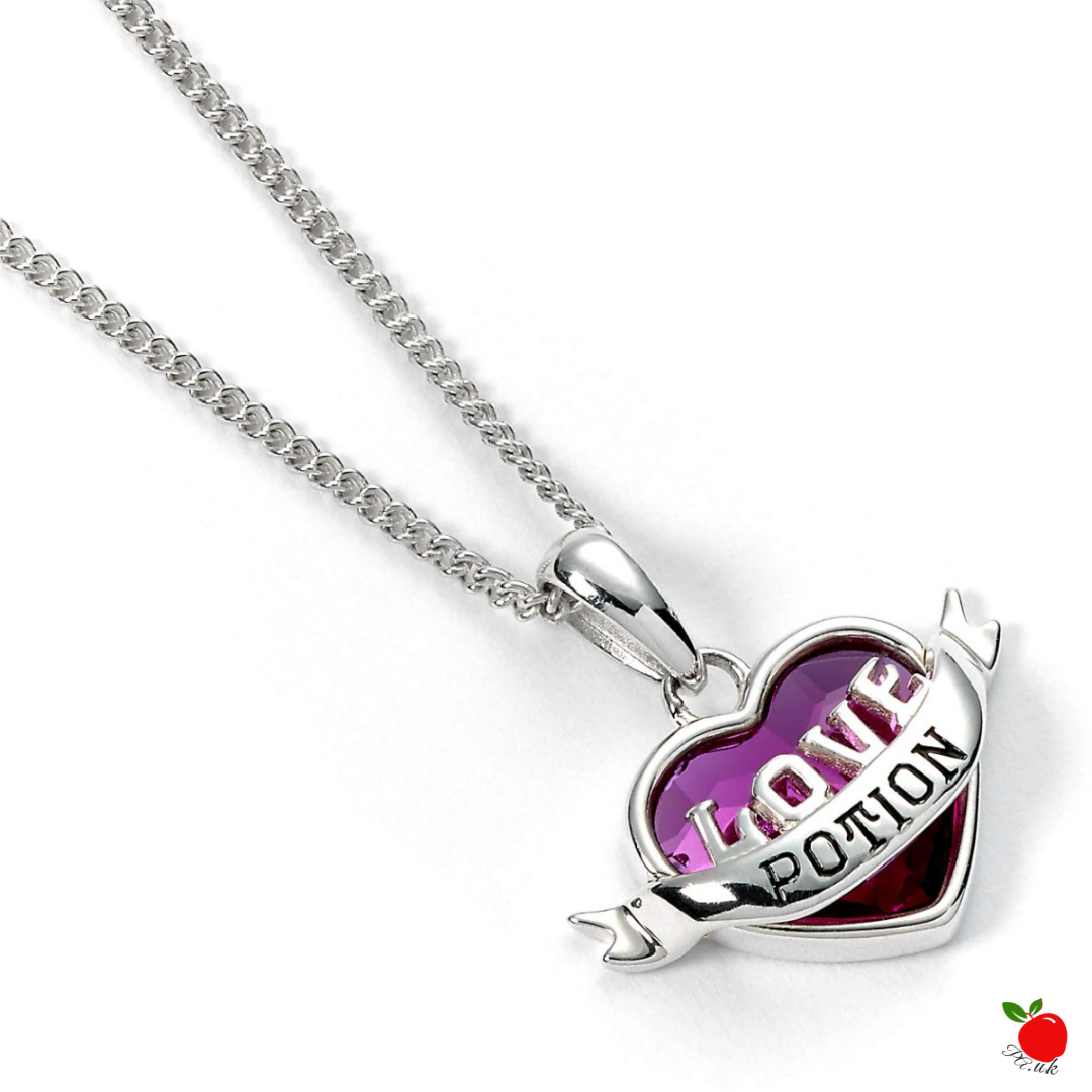 ☆ENGBROX☆ silver925 love potion necklace EBNL23057SV Harry Potter Love Potion Necklace with Crystal in Sterling