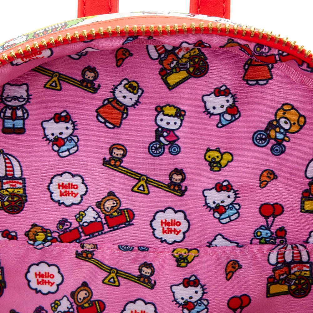 hello kitty backpack with apple on it Loungefly Sanrio Hello Kitty & Friends Carnival Mini Backpack